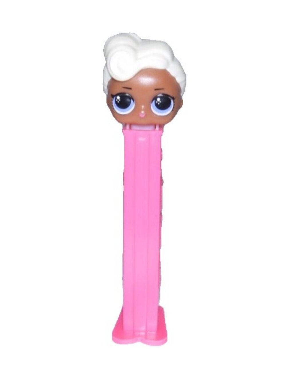 Pez LOL Surprise Funky QT empty candy dispenser with feet, China